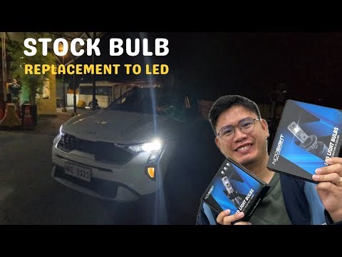 Replacement of Stock Headlight Bulb to LED | KIA SONET LX AT