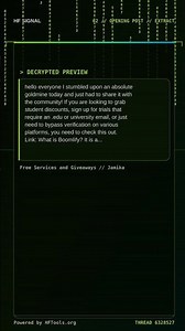 Boomlify - Free Temporary College/Edu Email Generator | HF Signal