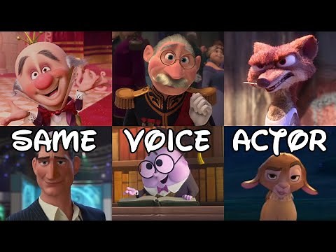 Reused Voice Actors in Modern Disney Movies: Compilation