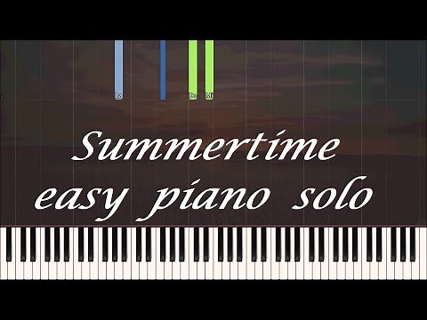 Summertime - Jazz Piano Solo Tutorial