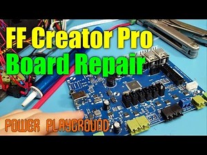 Flashforge Creator Pro Repairs - Logic Board Swap / Heated Bed rewire