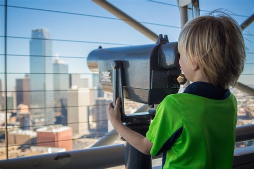 Dallas’ Reunion Tower offers unique spring break experiences
