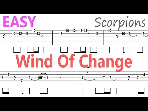 Scorpions - Wind Of Change / Guitar Solo Tab+BackingTrack