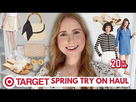 Target 🎯 SPRING FASHION HAUL | Trying On Target's NEW FASHION Arrivals for 2025 #targethaul