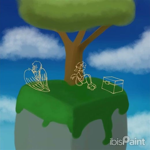 Minecraft Speedpaint Skyblock #digitalart #speedpaint