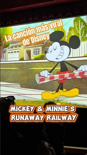 La canción más viral de Disney esta en Mickey & Minnie’s Runaway Railway. Nothing can stop us now