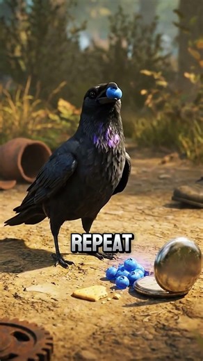 Crows Can Learn to Use Money Without Being Taught #shorts #sciencefacts