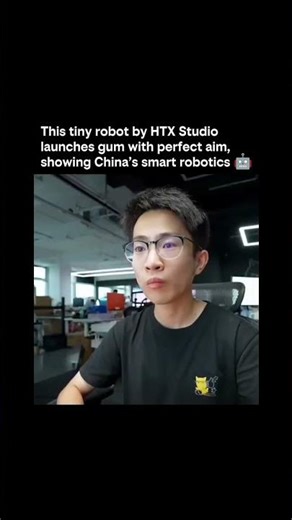 This tiny robot launches gum with perfect aim. 🤖