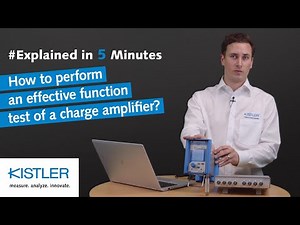 Explained in 5 Minutes: Running a function test with a charge amplifier