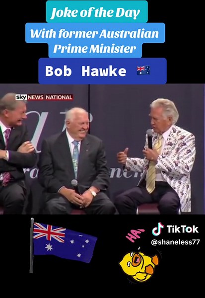 Australian Comedy: Bob Hawke Joke of the Day