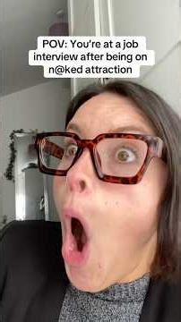 POV: You’re at a job interview after being on a dating show #skit #uktv #british #comedy