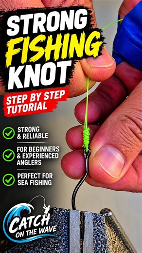🎣 How to Tie a Strong Fishing Knot | Perfect for Beginners & Experienced Anglers