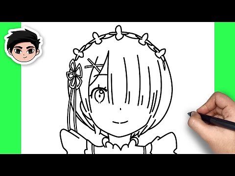 How To Draw Rem | Re:Zero - Easy Step By Step Tutorial