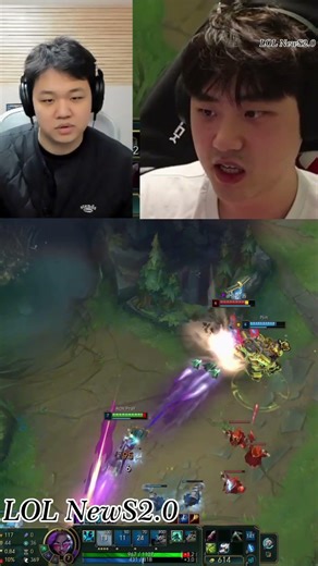 두 슈퍼 원딜의 귀환! 프레이 vs 뱅🔥 #pray #bang #t1bang #lck #short #leagueoflegends #lol