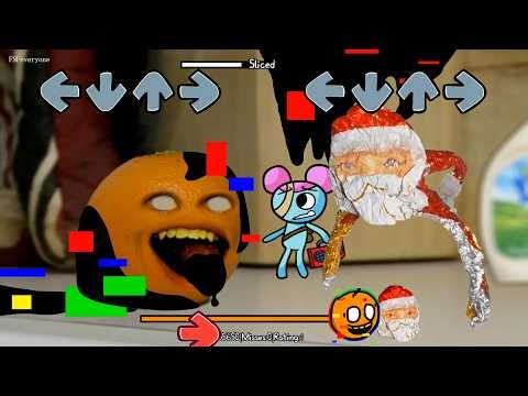 FNF Goo Goo GaGa meme vs Pibby Annoying orange sings Sliced song - Friday Night Funkin'
