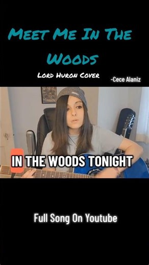 "Meet Me In The Woods" - Lord Huron Acoustic Cover 🎶 #cover #music #acoustic #indie #shortsmusic