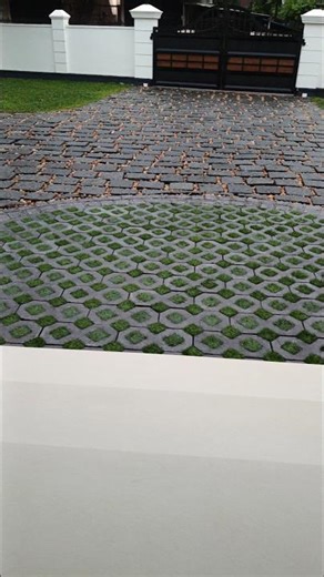 landscape/ pebbles/ beautiful/ front yard/ home