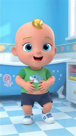 Learn the Belly Button Dance with Dudu! | Toddler Learning Songs | kid Tv #babyvideos #animation