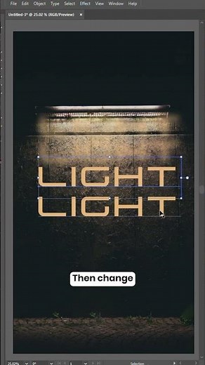 Light Glow Effect In Illustrator | #tutorial #illustrator