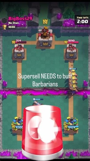Supercell needs to buff barbarians 🙏🏻🙏🏻 #clashroyale #megaknight #gaming #memes #clash
