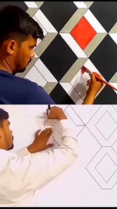 1.2M views · 13K reactions | New 3d painting design #3d #design #bedroom #painting #painter | Vivek Vivek Kumar | Facebook