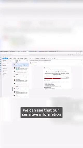 Control agents with the same familiar tools you use to manage data security with people. See how with Agent 365. https://t.co/wpcgXzFfe1 Keep AI agents inside your data security policies with Agent 365. Block agent access to labeled files at runtime, stop sensitive data from leaving in agent-drafted emails, and catch agents that cross conduct lines using the same Microsoft Purview controls you already run for users. Map every risky agent action in Insider Risk Management, drill into Activity Exp