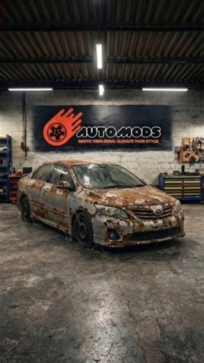 Toyota corolla restoration series part 1 #carrestoration #ToyotaCorolla #automobile #shorts