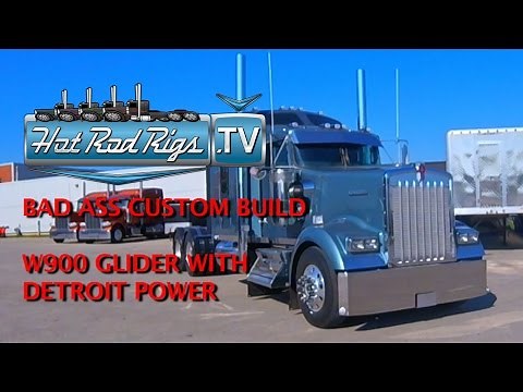 CUSTOM IRON ON A BRAND NEW W900 GLIDER - BUILT BY THE BEST - HOT ROD RIGS TV