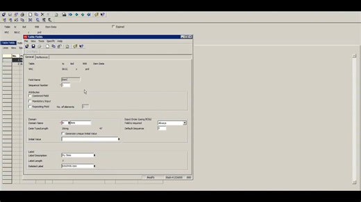 Infor LN ERP 12 - Creating a table in Infor ERP LN(Part 2)