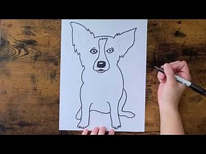 Learn about George Rodrigue - and draw his blue dog