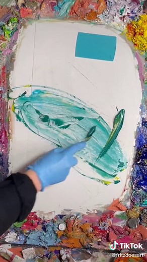 Paint Mixing ASMR - Fiji Blue Color Matching
