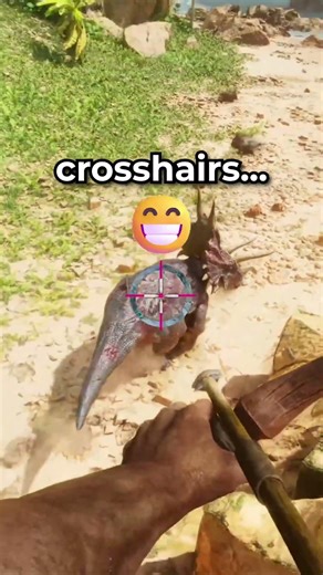 Solving the crosshair problem in Ark: Survival Ascended 🦖