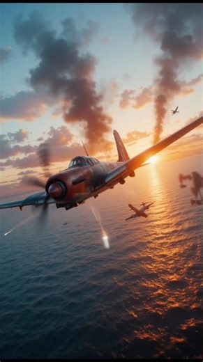 “The Last Dogfight of WWII — Mustang vs Zero Final Battle” #wwii