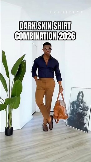 Dark Skin Men Top 7 Color combination 2026 ? #Short #mensfashion #fashion