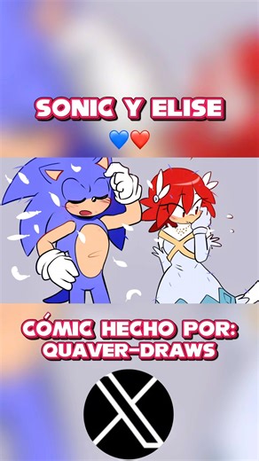 SONIC Y ELISE 💙❤️ // COMIC SONELISE // FANDUB SPANISH //