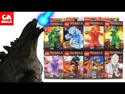 LEGO GODZILLA KING OF THE MONSTERS MINIFIGURES SETS POGO PG6001 Unofficial lego lego videos