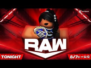 ROBLOX WWE: Monday Night RAW - May 1st - FORT WORTH, TX