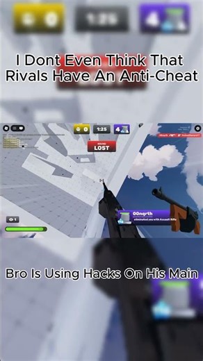 I Clipped a Hacker on His MAIN 😳 He Spent Robux… Does Rivals Even Have Anti-Cheat? #roblox #rivals