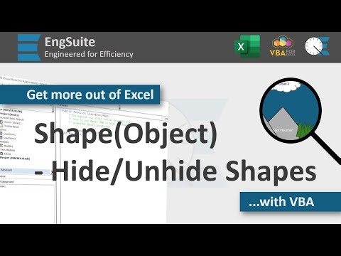 Hide & Unhide Shapes - Excel VBA