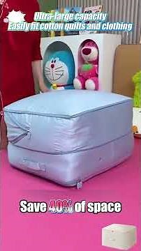 Three-layer foldable compression storage bag