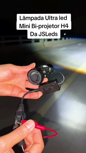 Lâmpada Ultra LED Mini Bi-Projetor H4: Performance e Durabilidade