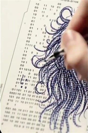 The Divine Language of Love... decoded in Binary. ✨ Prem ki bhasha ab digital avatar #RadheKrishna