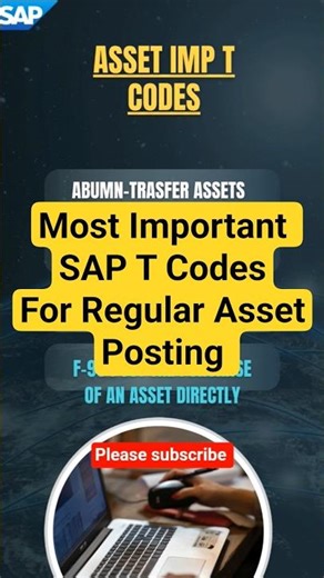 ASSET Most Important T Code SAP Daily use transaction SAP T CODE #sapfico #saphana #shorts #ytshorts