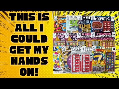💸 UK Scratch Cards from Different Shops… Am I Lucky Today? 🍀
