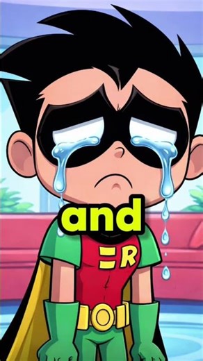 Robin hates kid flash? 😱! #teentitansgo #robin
