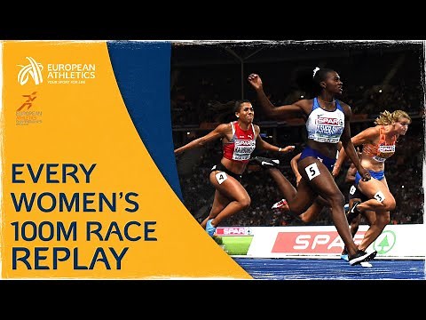 RAPID Sprinting - Every Women’s 100m Race Berlin 2018