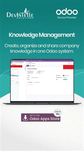 Odoo Knowledge Management System