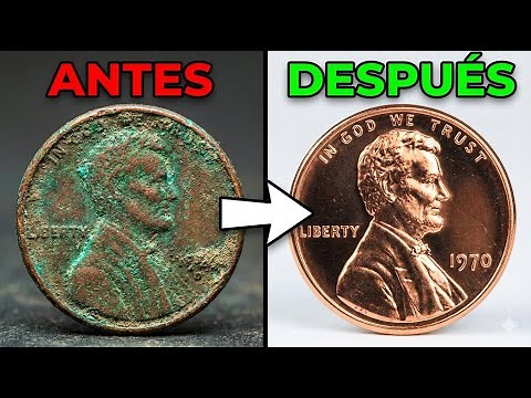 La mejor forma de limpiar monedas en casa (Fácil y rápido)