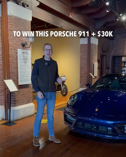 The 911 Carrera is more than a car—it’s an heirloom of automotive history. One lucky winner will take home this timeless Porsche in Gentian Blue plus $30,000 in cash. Enter now before this all ends on Feb 27 and use promo code WHEELS25 for 25% extra entries. | Larz Anderson Auto Museum