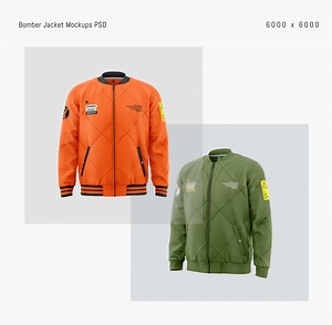 Bomber Jacket Mockup
